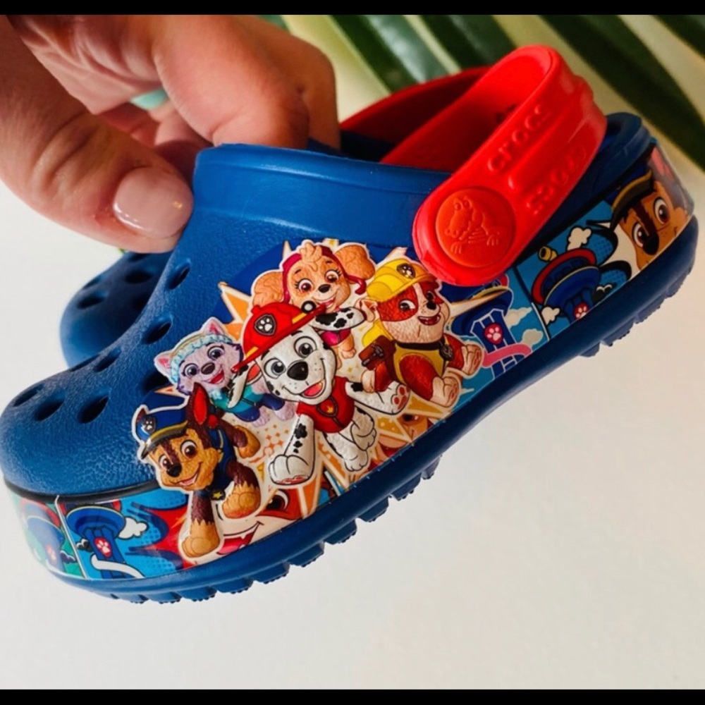 CROCS Paw Patrol Blue Sz c4